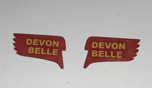 Devon Belle nameboards complete
