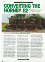Hornby
                            E2 scale conversion
